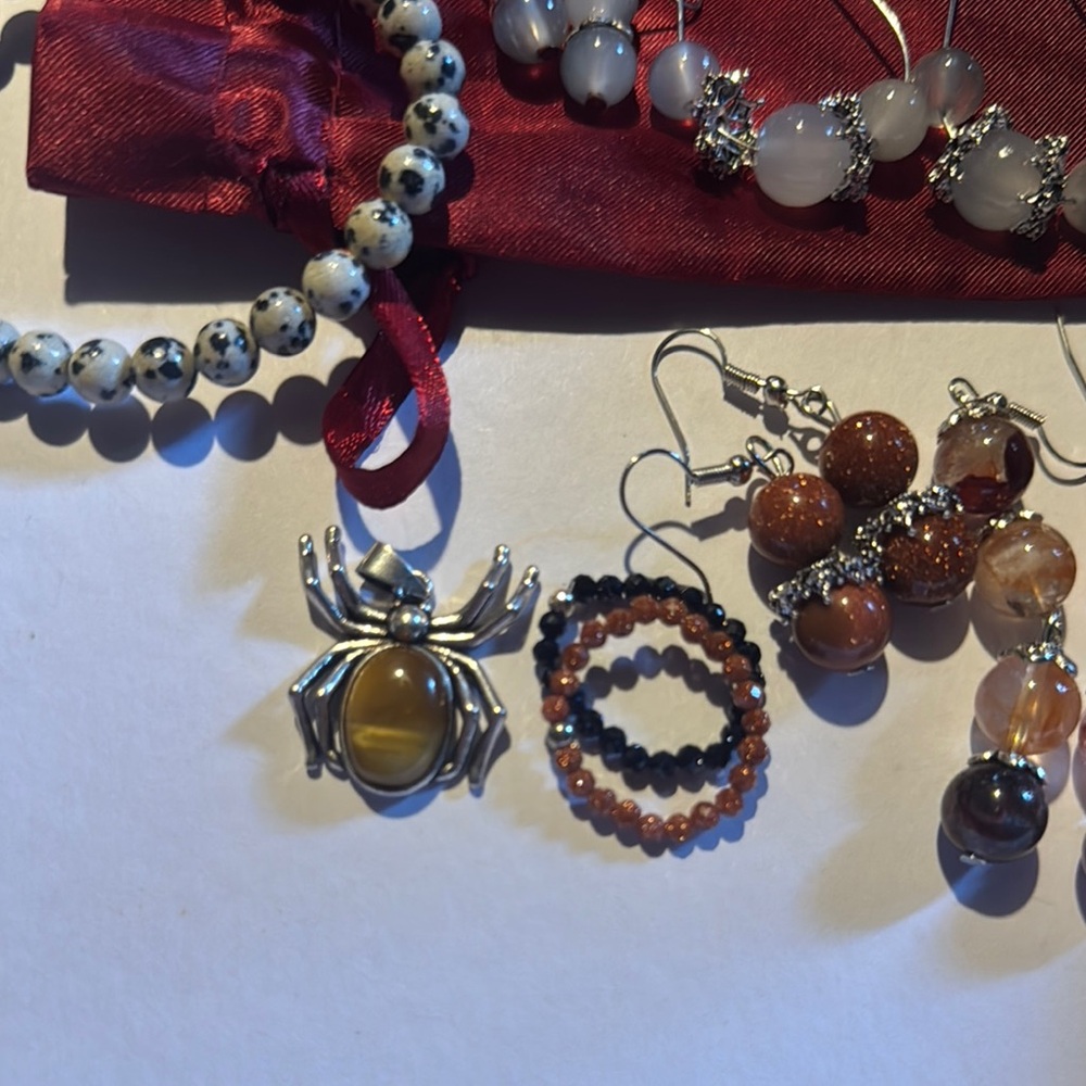 Elegant Multi-Color Earring Set - Picture 2 of 9